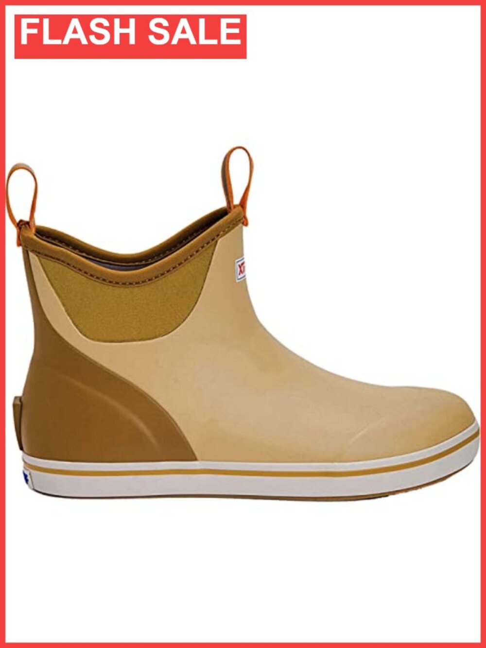 XTRATUF Men's Ankle Deck Boot Waterproof Slip Resistant Rubber Work Boot